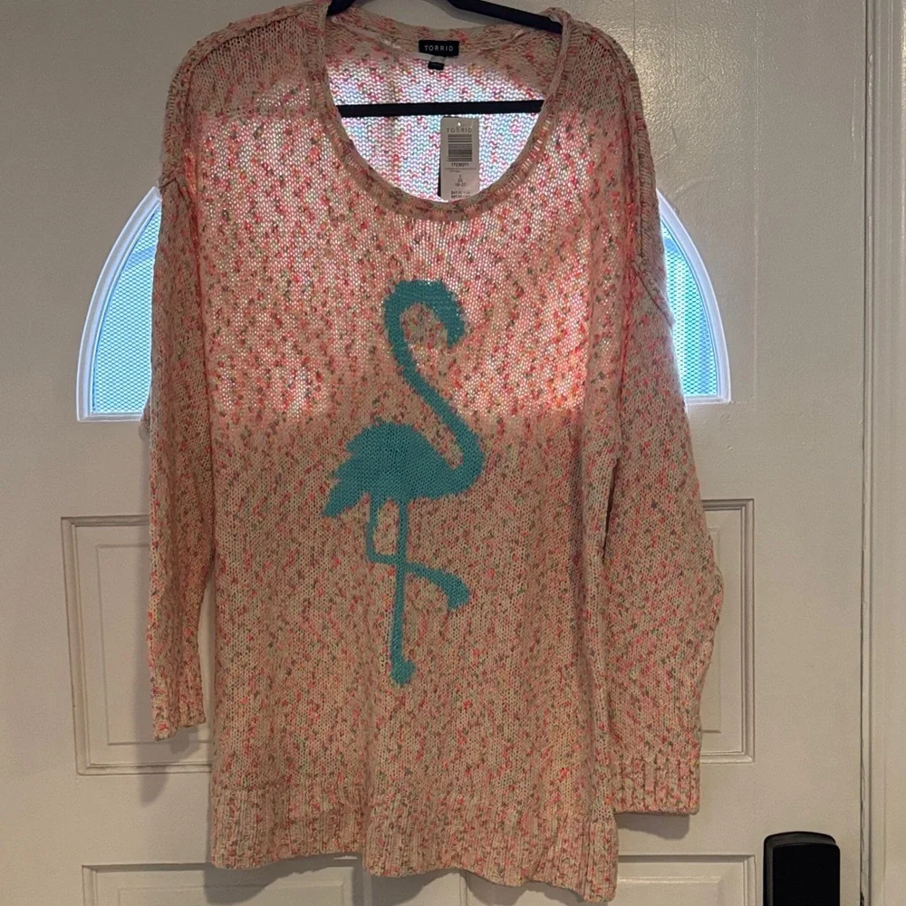 Torrid Multicolor Knit Sweater - Picture 1 of 5